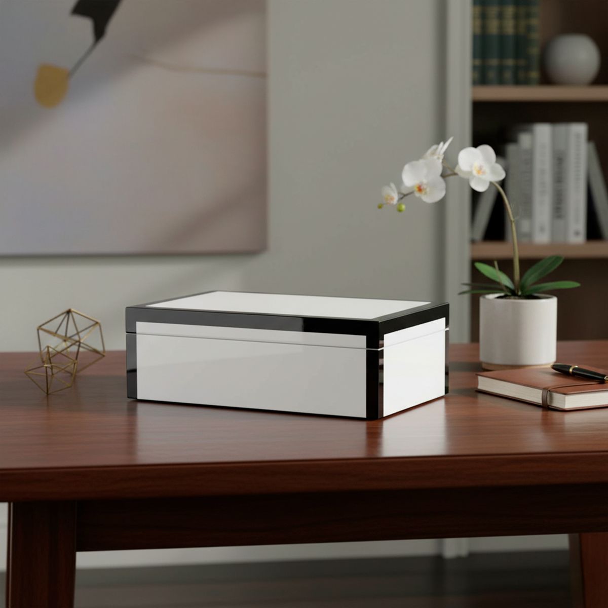 BASEMENT HOME - Caja 20X13Cm Laq Blanca Basement Home