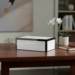BASEMENT HOME - Adorno Caja Organizadora Laqueda Blanca