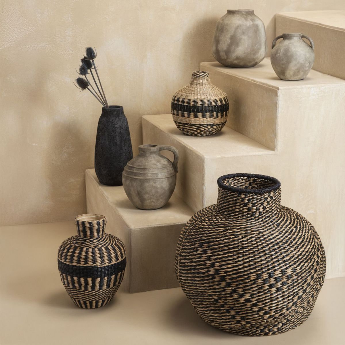 BASEMENT HOME - Jarrón Sg Multicolor 50Cm Basement Home