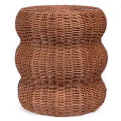 BASEMENT HOME - Pouff Rattan Café 43Cm