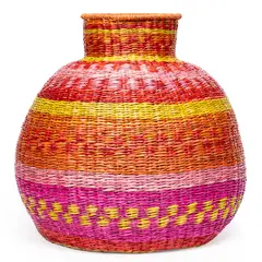 BASEMENT HOME - Jarrón Sg Multicolor 50Cm