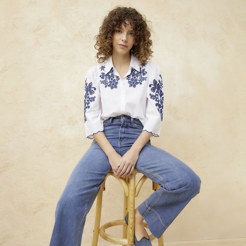 BASEMENT - Blusa Manga Larga  Mujer Basement