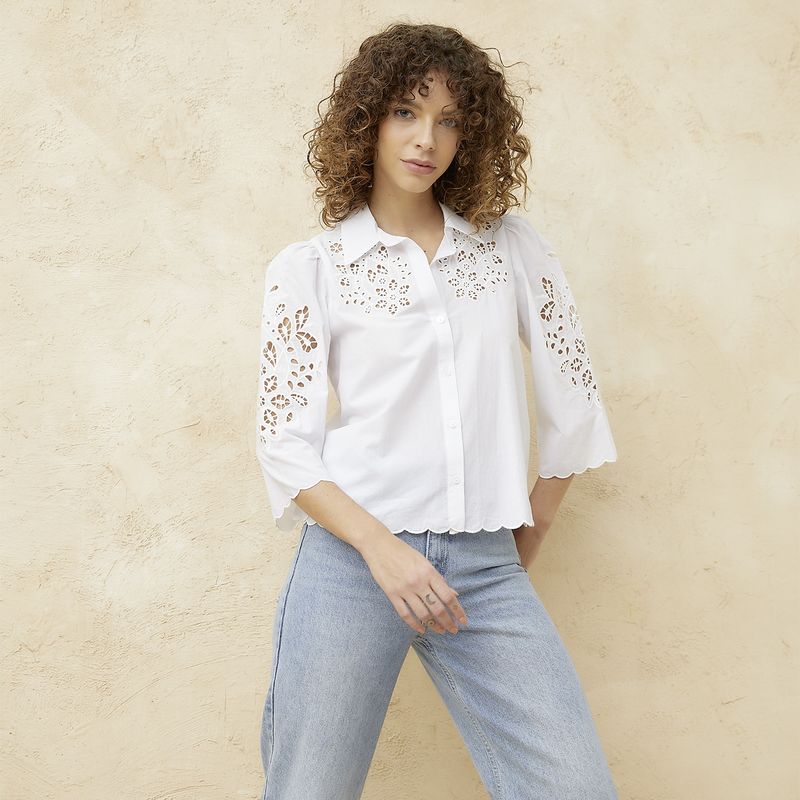 BASEMENT - Blusa Manga Larga  Mujer Basement