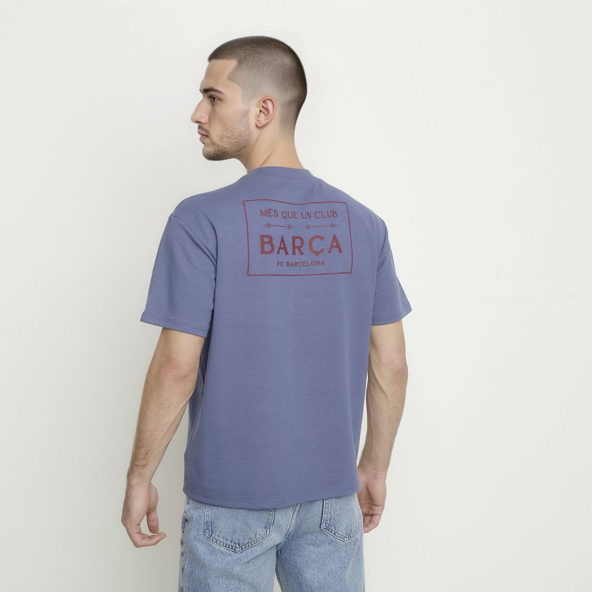 SOCCER - Polera de Fútbol Hombre Retro Barcelona