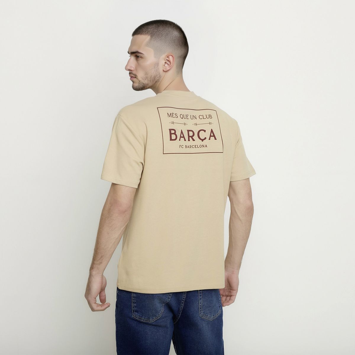 SOCCER - Polera de Fútbol Hombre Retro Barcelona