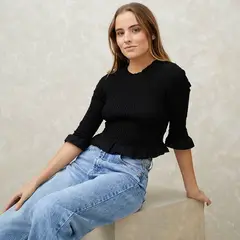 SYBILLA - Polera Algodón Mujer