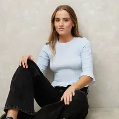 SYBILLA - Polera Algodón Mujer