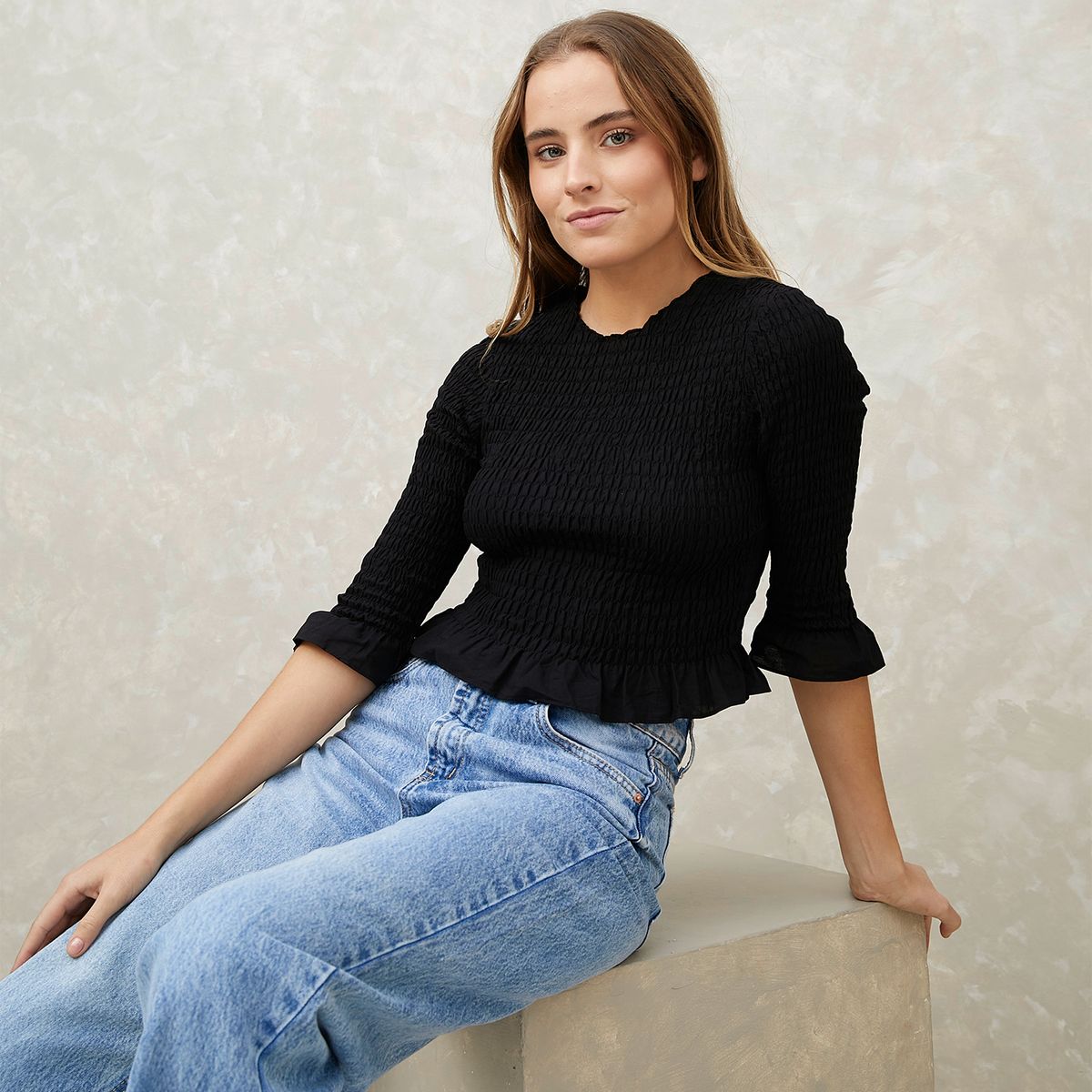 SYBILLA - Polera Algodón Mujer Sybilla