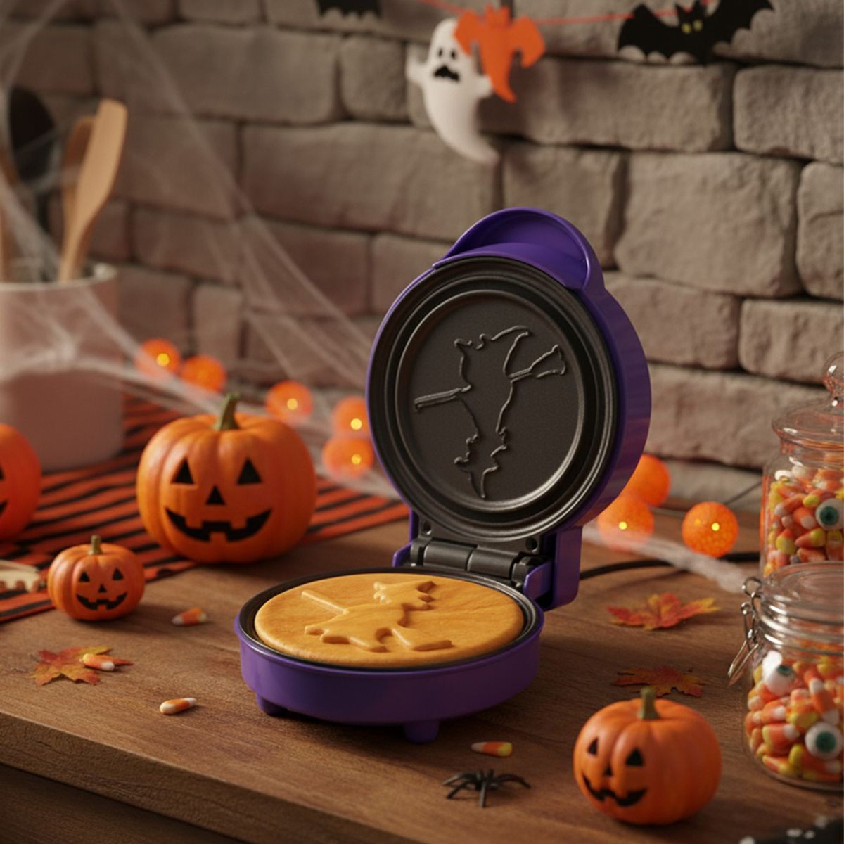 RECCO - Waflera Eléctrica Calabaza Halloween RCE-WAFFLEP Recco