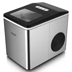 WURDEN - Máquina De Hielo 12 Kg Acero Inoxidable