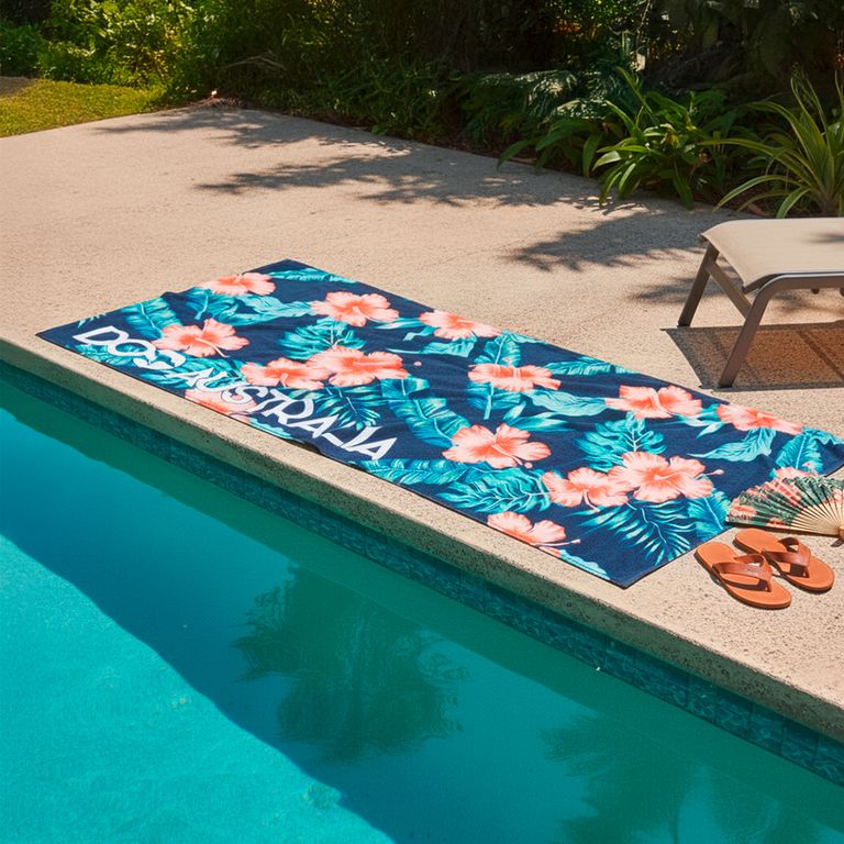 Toalla Pri Bloom Negro 80X160 Cm