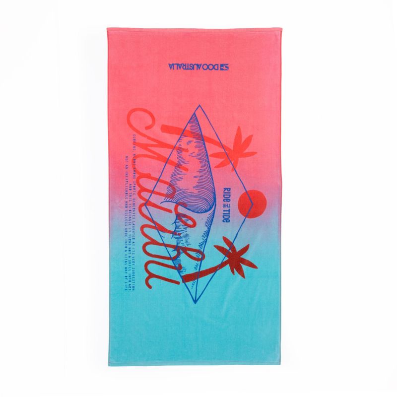 DOO AUSTRALIA - Toalla Pri Tide Rosa 80X160 Cm Doo Australia