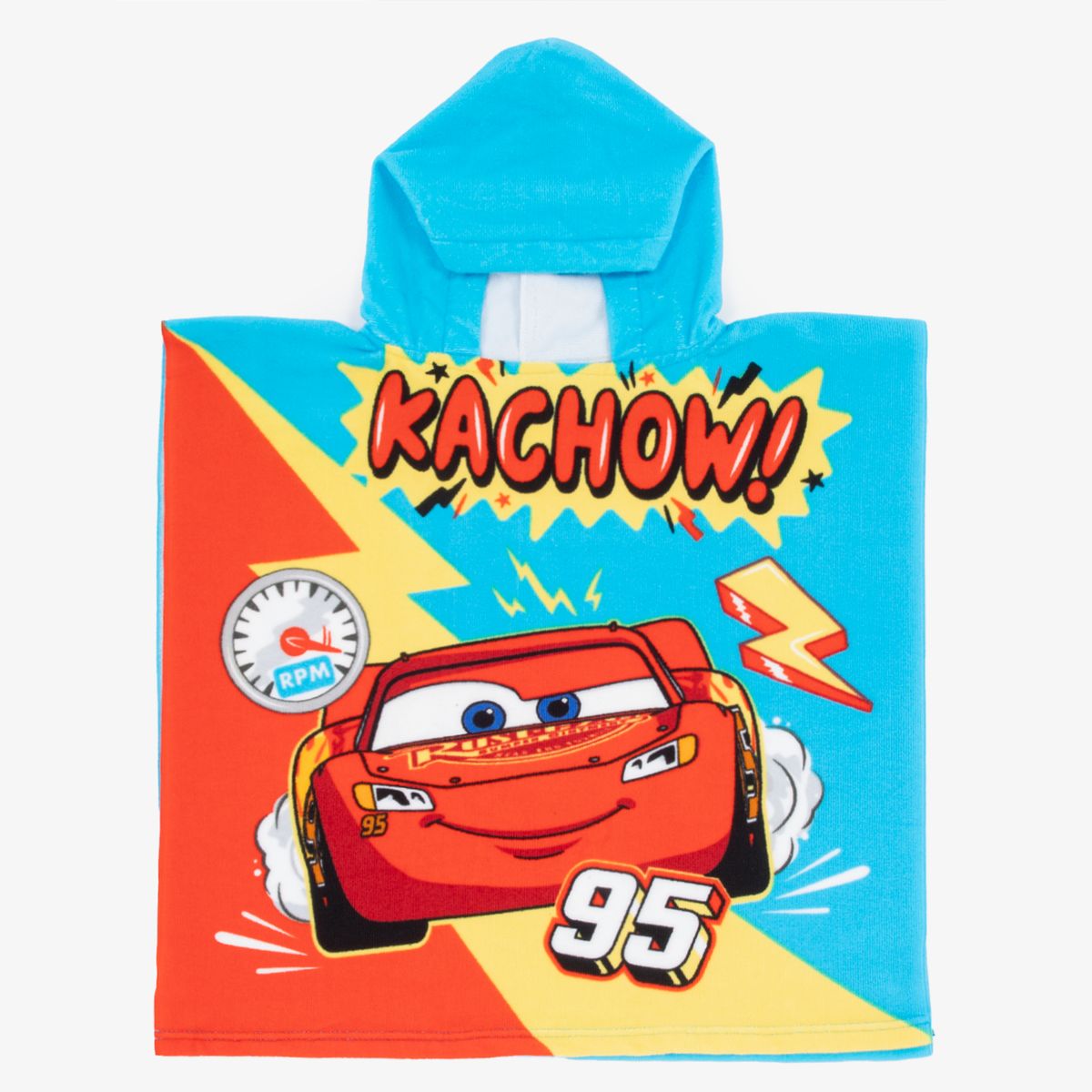 DISNEY - Capucha Capa Cars Rojo 60X120 Cm Disney