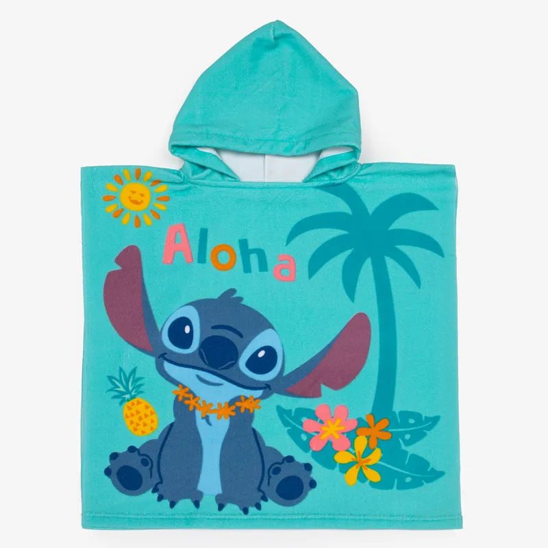 DISNEY - Capucha Capa Stitch Azul 60X120 Cm Disney