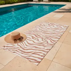 MICA - Toalla Pri Cebra Beige 80X160 Cm