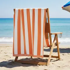 BENETTON - Toalla Jac Stripes Durazno 100X180 Cm