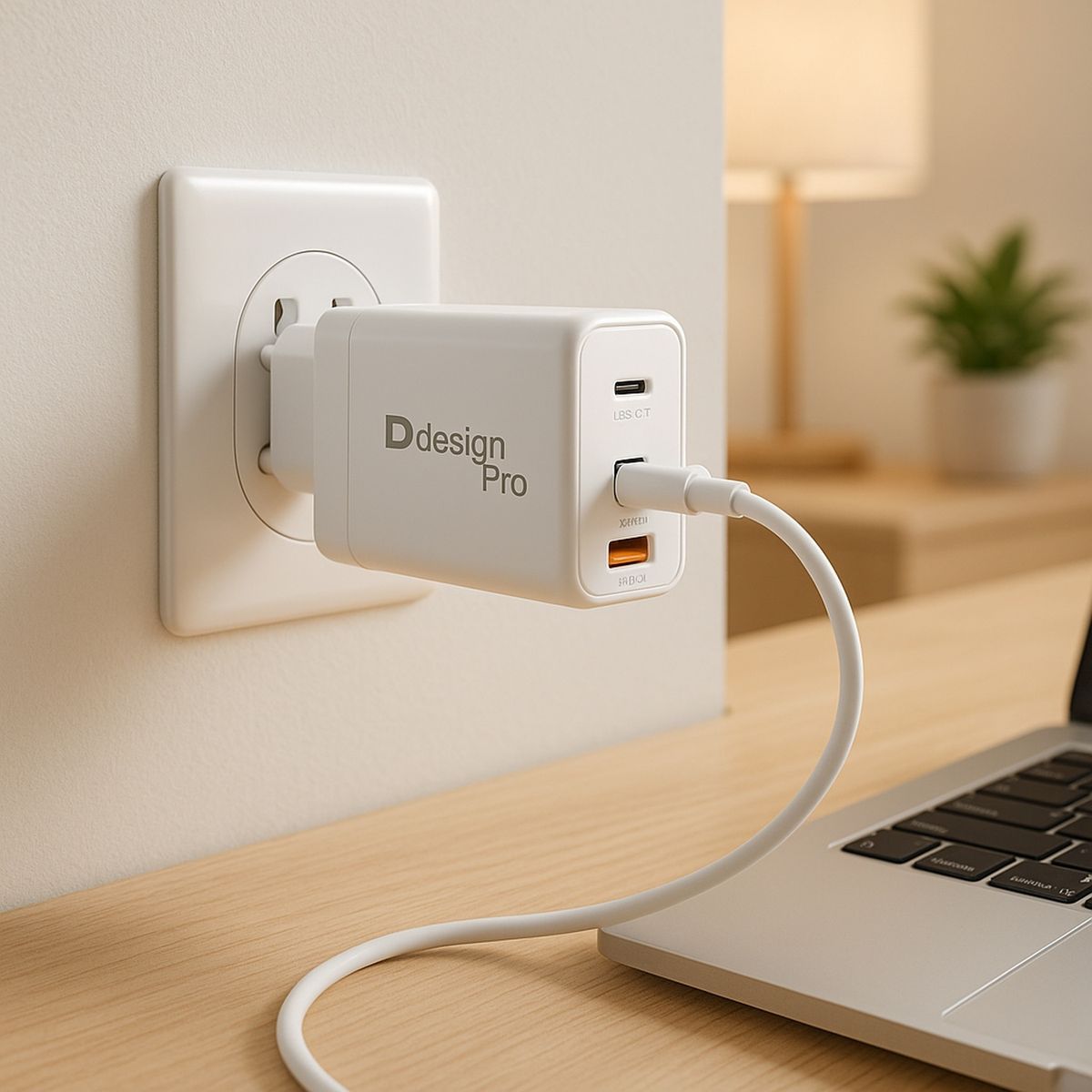 DDESIGN - Cargador Gan 65W Ddp-Chargn65 Ddesign