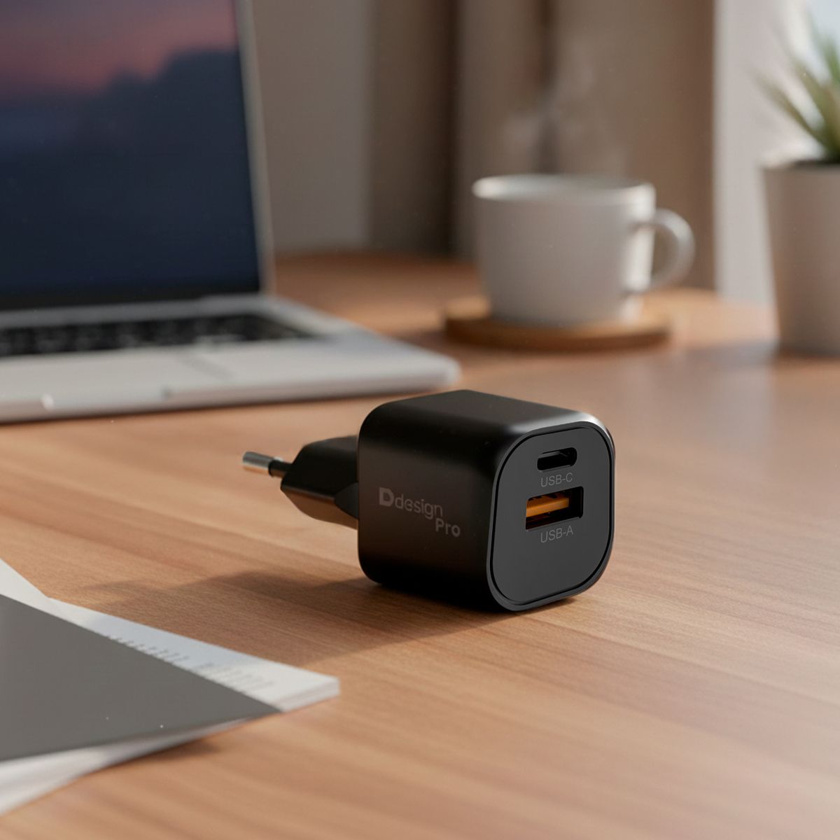DDESIGN - Cargador Gan 20W Ddp-Chargn20B Ddesign