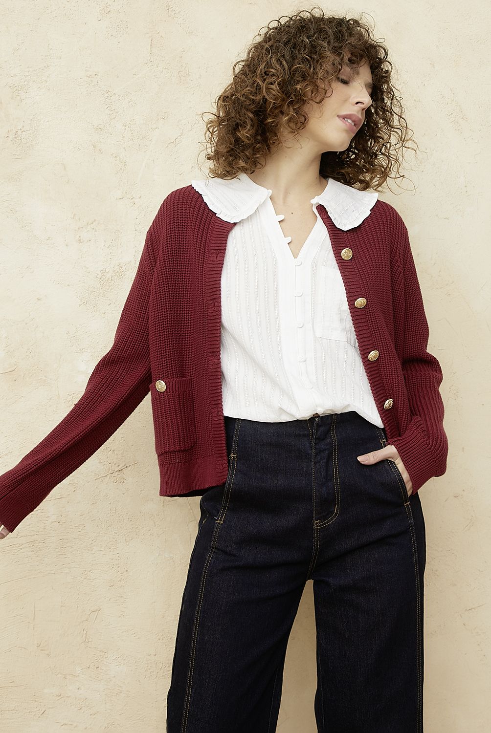 BASEMENT - Cardigan Algodón Mujer Basement