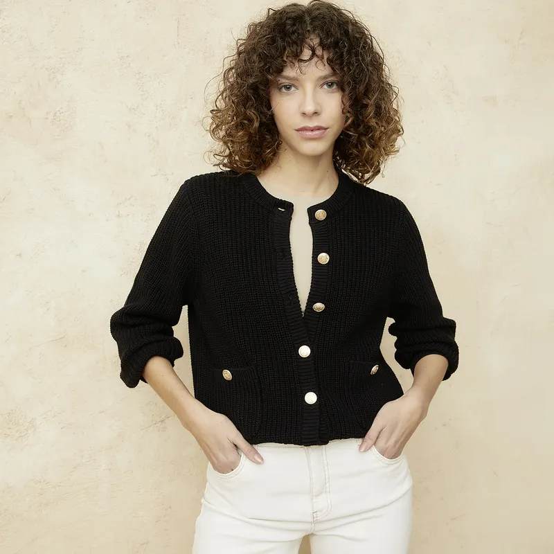 BASEMENT - Cardigan Algodón Mujer Basement