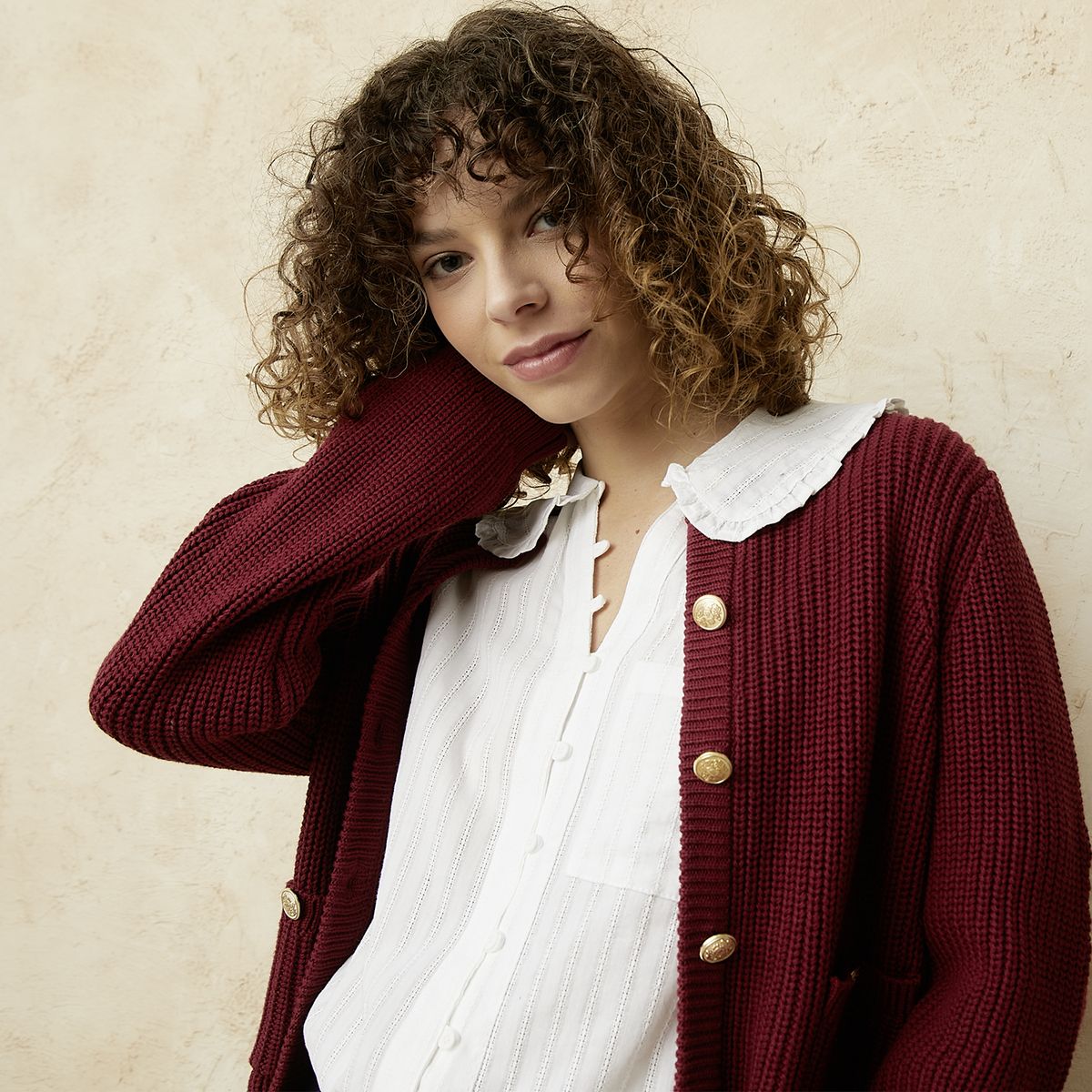 BASEMENT - Cardigan Algodón Mujer Basement