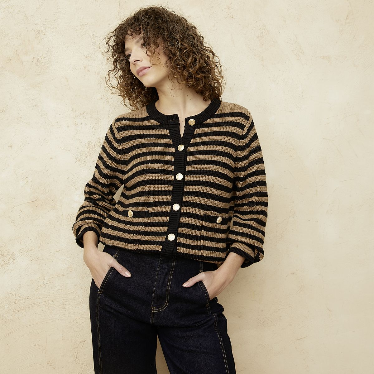 BASEMENT - Cardigan Algodón Mujer Basement