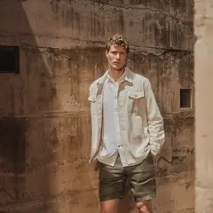 LA MARTINA - Camisa Casual Manga Lino Hombre