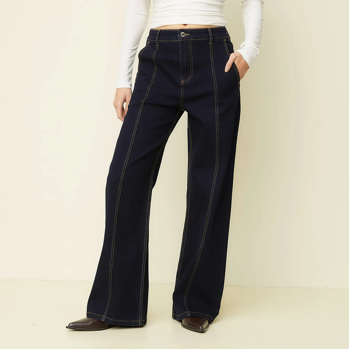 SYBILLA - Jeans Wide Leg Mujer Sybilla