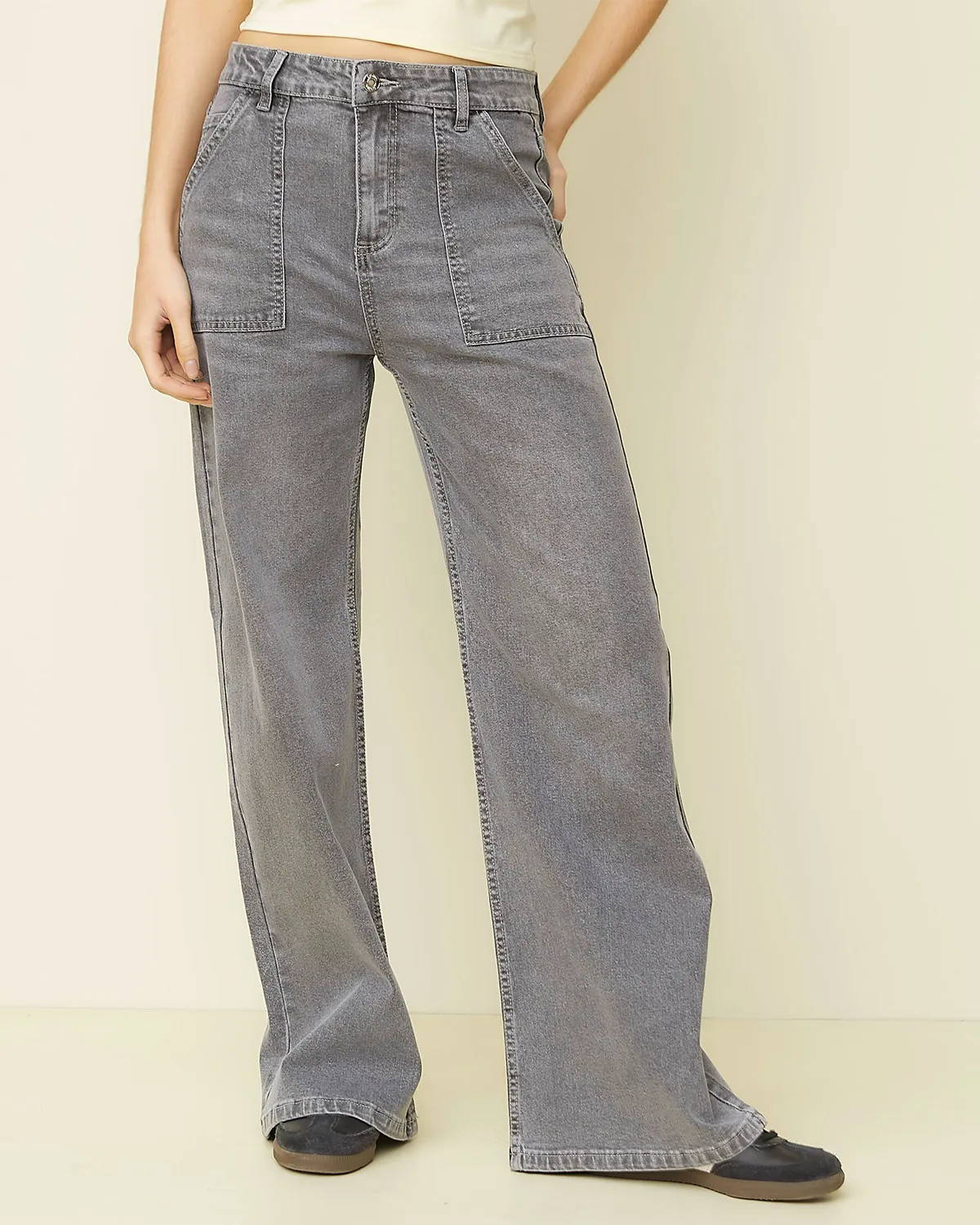 Mezclilla Pantalones Falabella Saga Falabella Pantalones Mujer