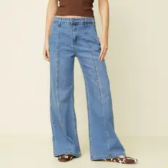 SYBILLA - Jeans Tiro Bajo Mujer