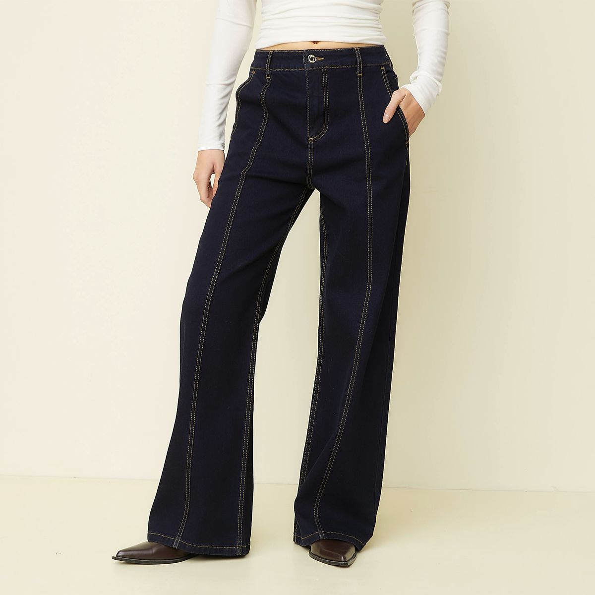SYBILLA - Jeans Wide Leg Mujer Sybilla