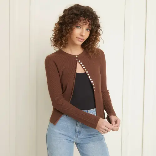 BASEMENT - Cardigans Viscosa Mujer