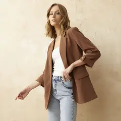 BASEMENT - Blazer Recto Mujer