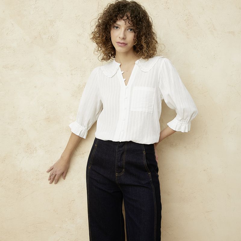 BASEMENT - Blusa Algodón Mujer Basement