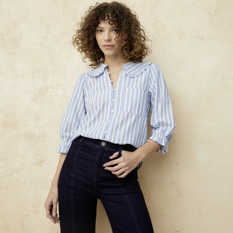 BASEMENT - Blusa Algodón Mujer Basement