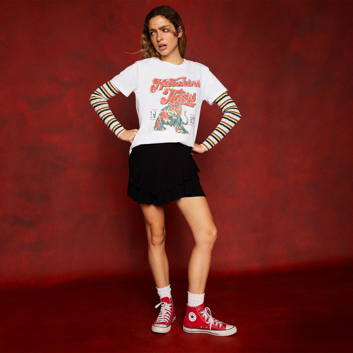 SYBILLA - Polera Stranger Things Mujer Sybilla