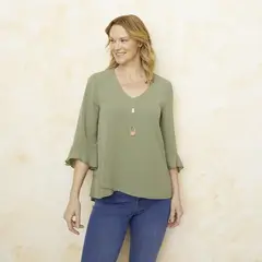 S COCCI - Blusa con Collar Mujer S. Cocci