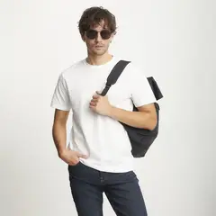 BASEMENT - Polera Manga Corta Algodón Hombre