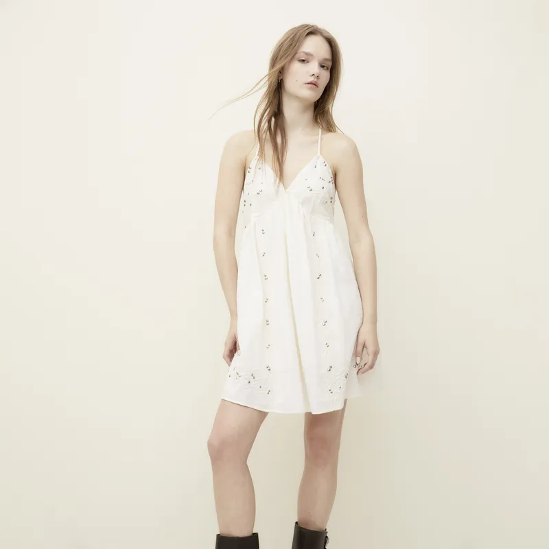 SYBILLA - Vestido Casual Mini Algodón Mujer Sybilla