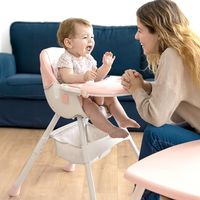 Silla Comer 2 En 1 Torino Rosa