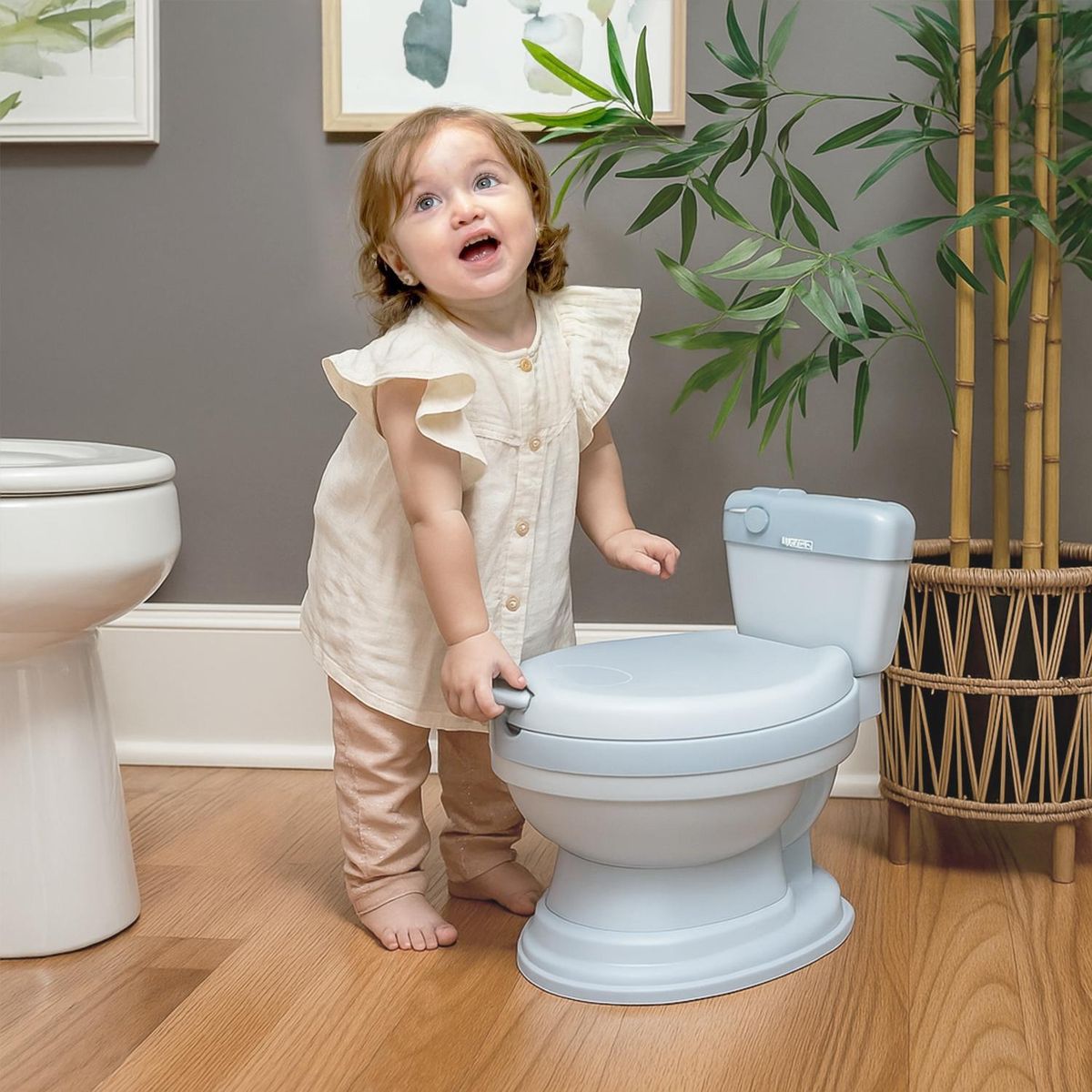 YAMP - Pelela Baño Bacinica Bari Gris Yamp