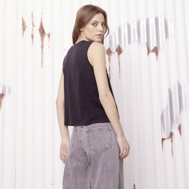 AMERICANINO - Polera Sin Mangas Algodón Mujer Americanino