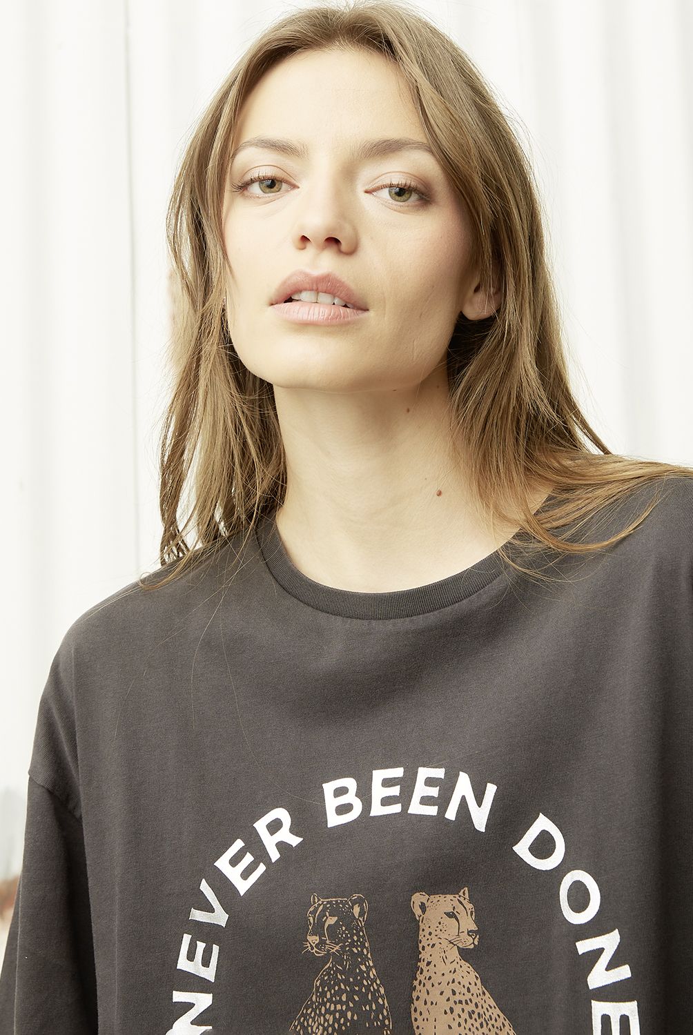AMERICANINO - Polera Manga Corta Algodón Mujer Americanino