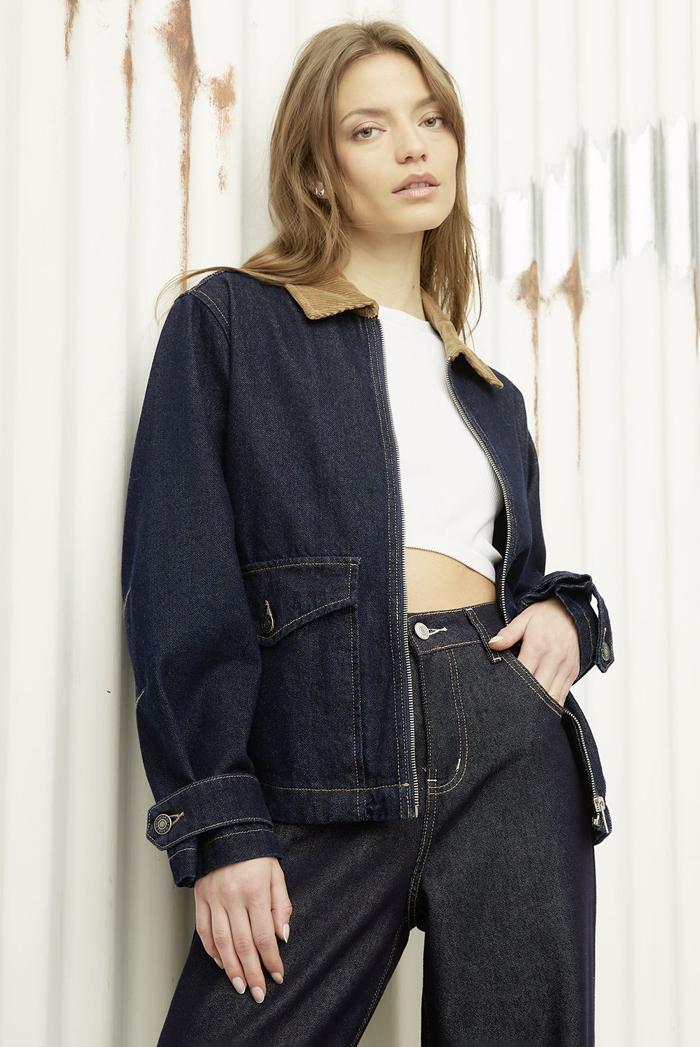 AMERICANINO - Chaqueta Jeans Mujer Americanino