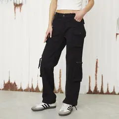 AMERICANINO - Pantalón Cargo Tiro Medio Mujer