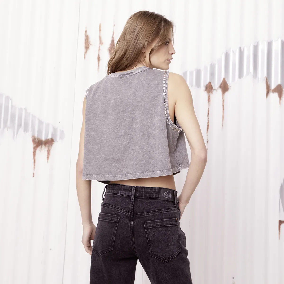 AMERICANINO - Polera Manga Corta Algodón Mujer Americanino