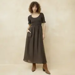 BASEMENT - Vestido Midi Mujer