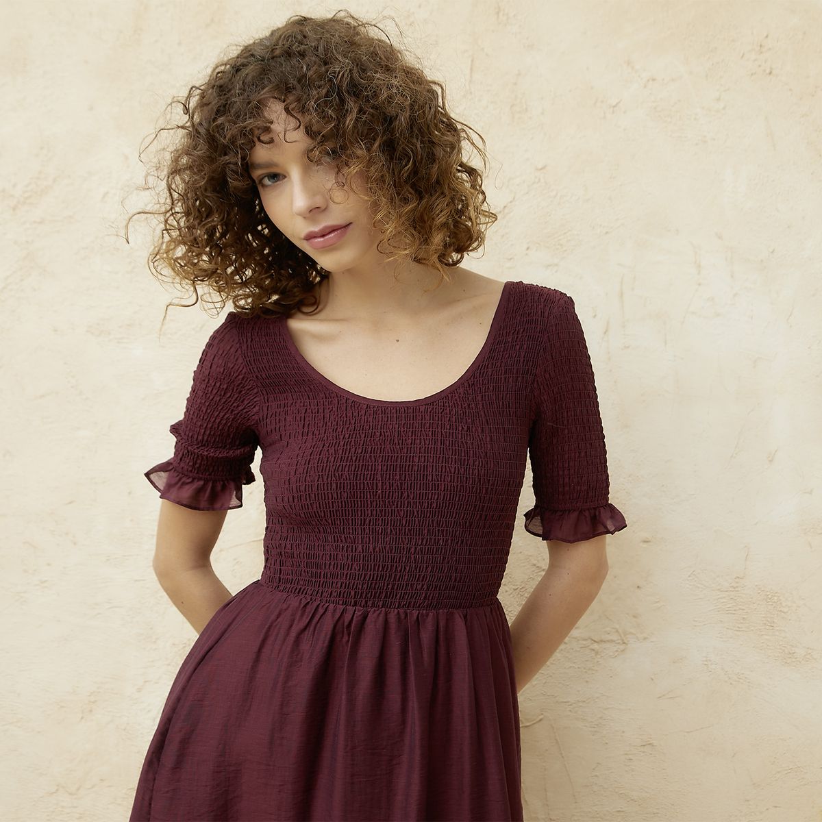 BASEMENT - Vestido Midi Mujer Basement