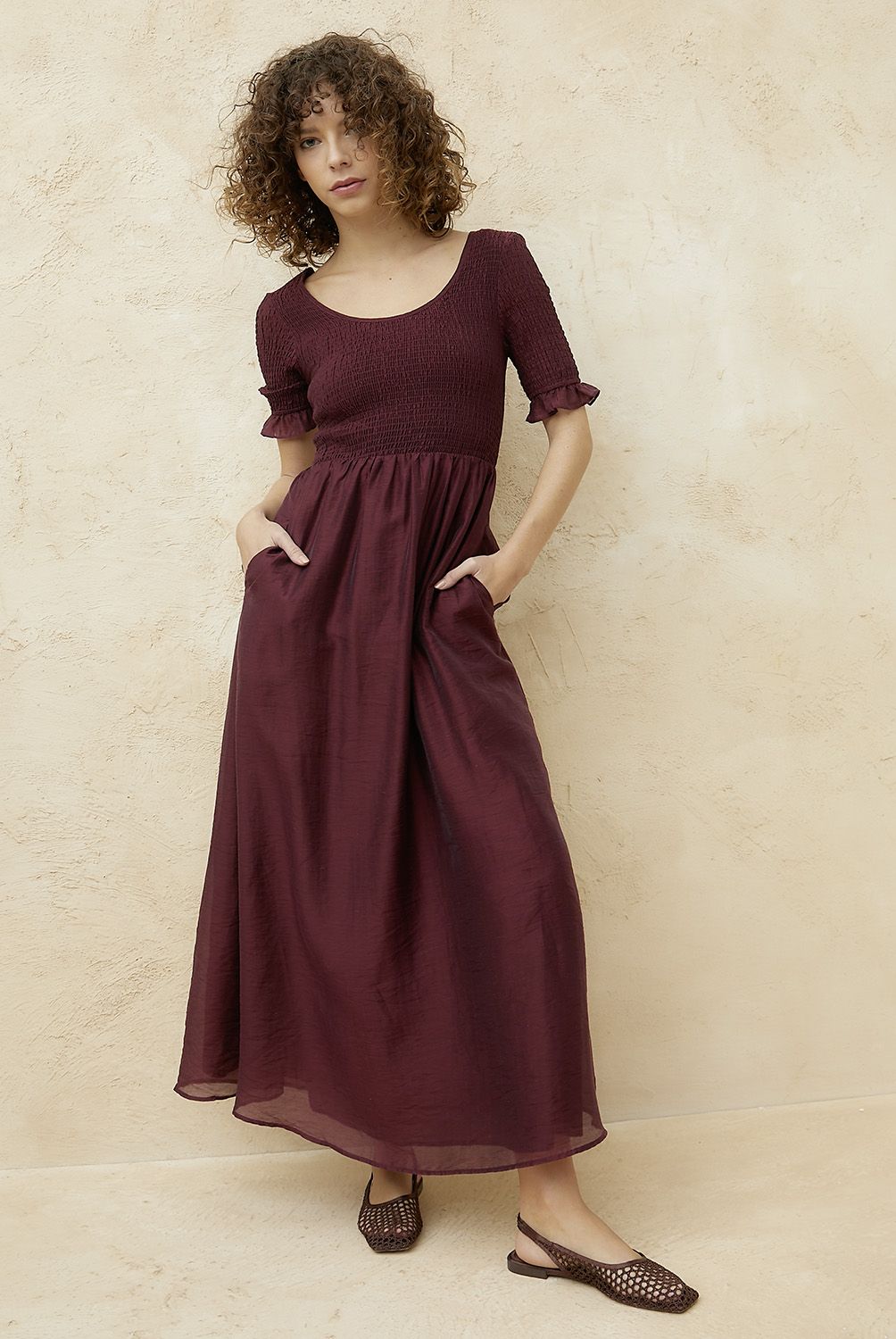BASEMENT - Vestido Midi Mujer Basement