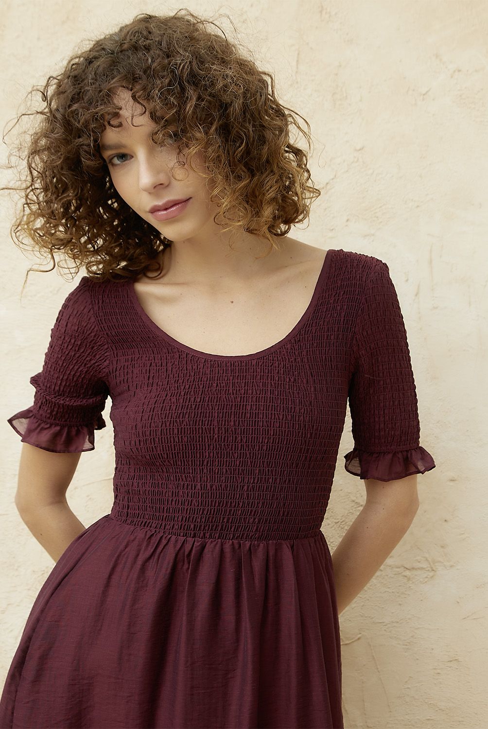 BASEMENT - Vestido Midi Mujer Basement